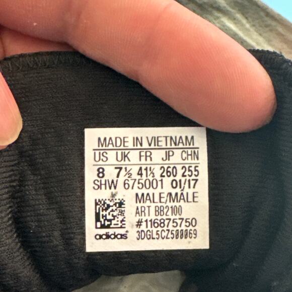 adidas Iniki Runner Core Black m8 w9.5 - Picture 9 of 15